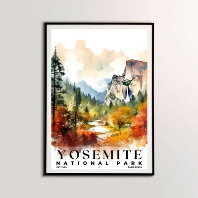 Yosemite National Park Poster, Travel Art, Office Poster, Home Decor | S4 - image1
